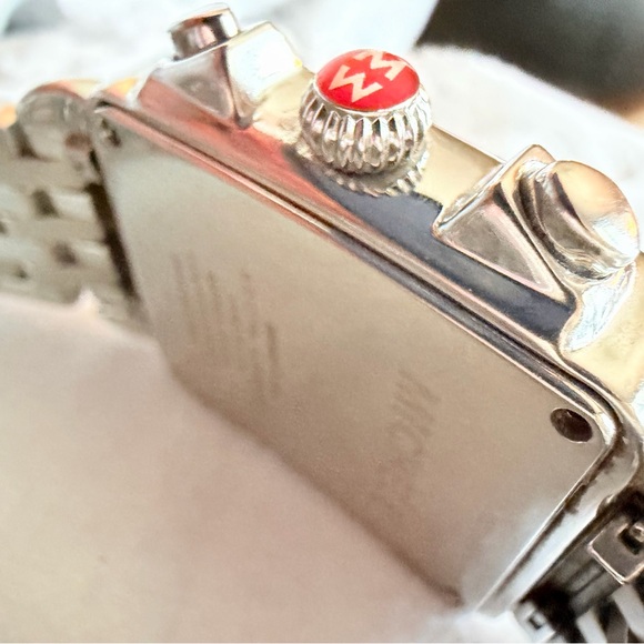 Michele Diamond DECO XL Chronograph Watch - Picture 11 of 16